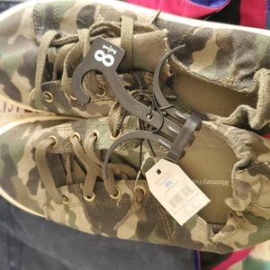 Camouflage sneakers